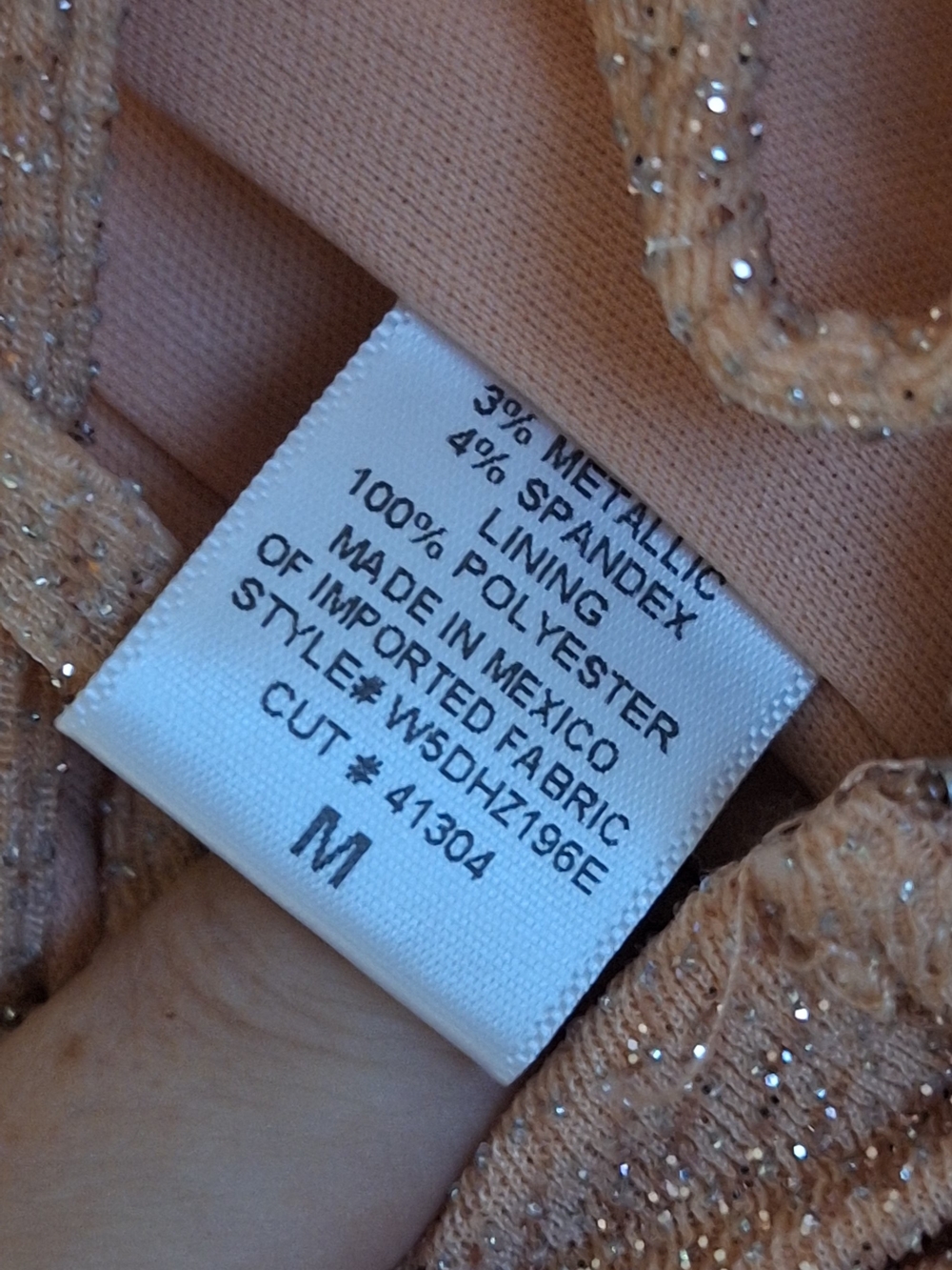 Windsor Sparkle Ruched Strappy Midi Dress in Rose Gold - Picture 6 of 10